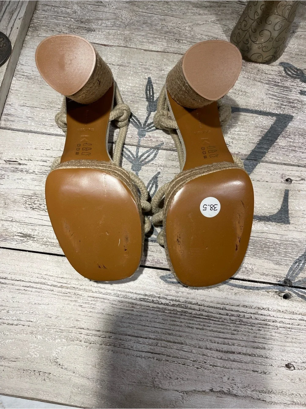 NIB Mercedes Castillo Audra Platform Espadrille Rope 8.5/38.5 (Fits 7.5/8)*Read